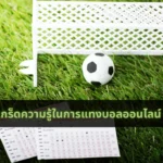 เกร็ดความรู้ในการแทงบอลออนไลน์